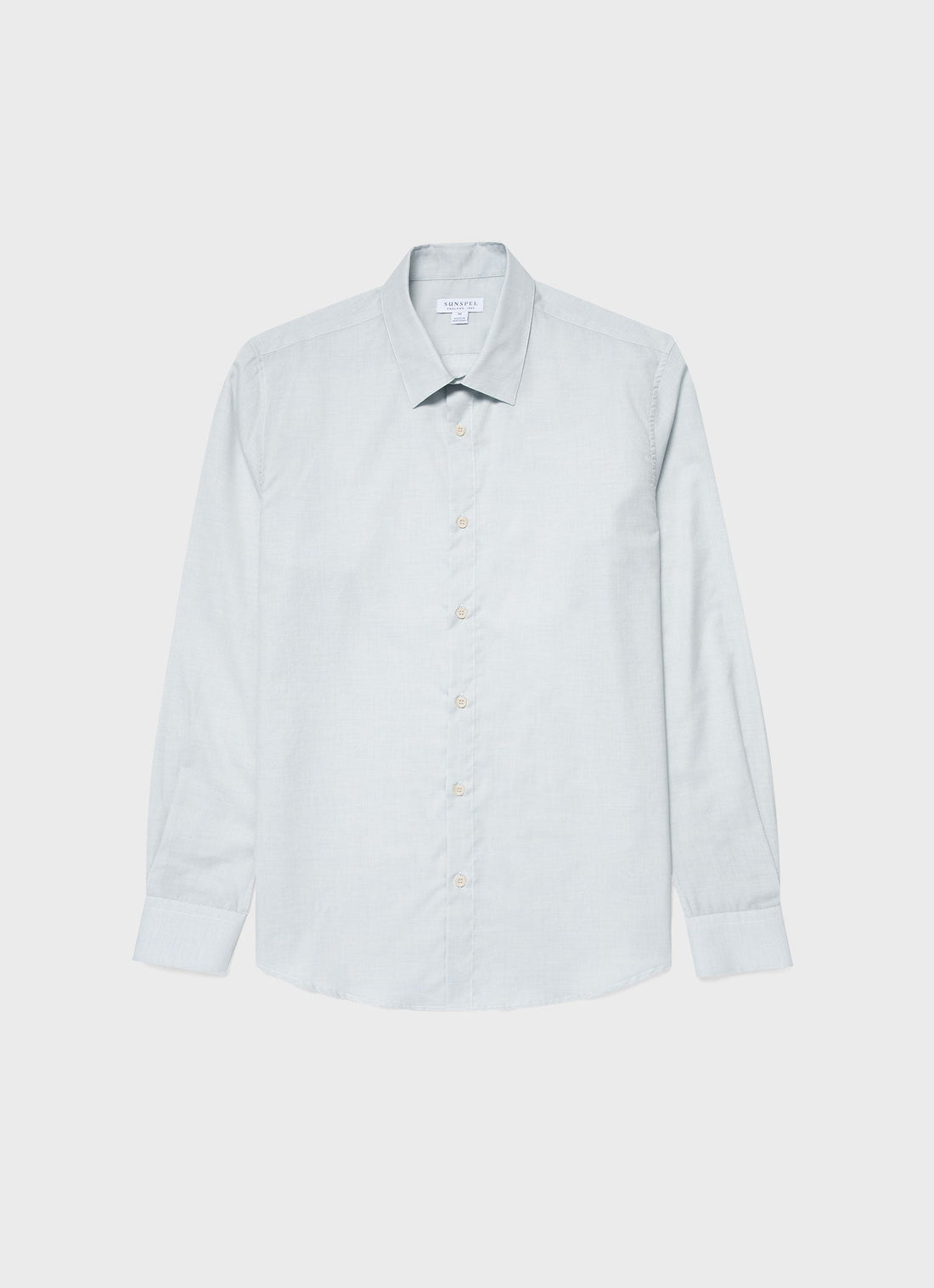 Men's Cotton Cashmere Shirt in Light Blue