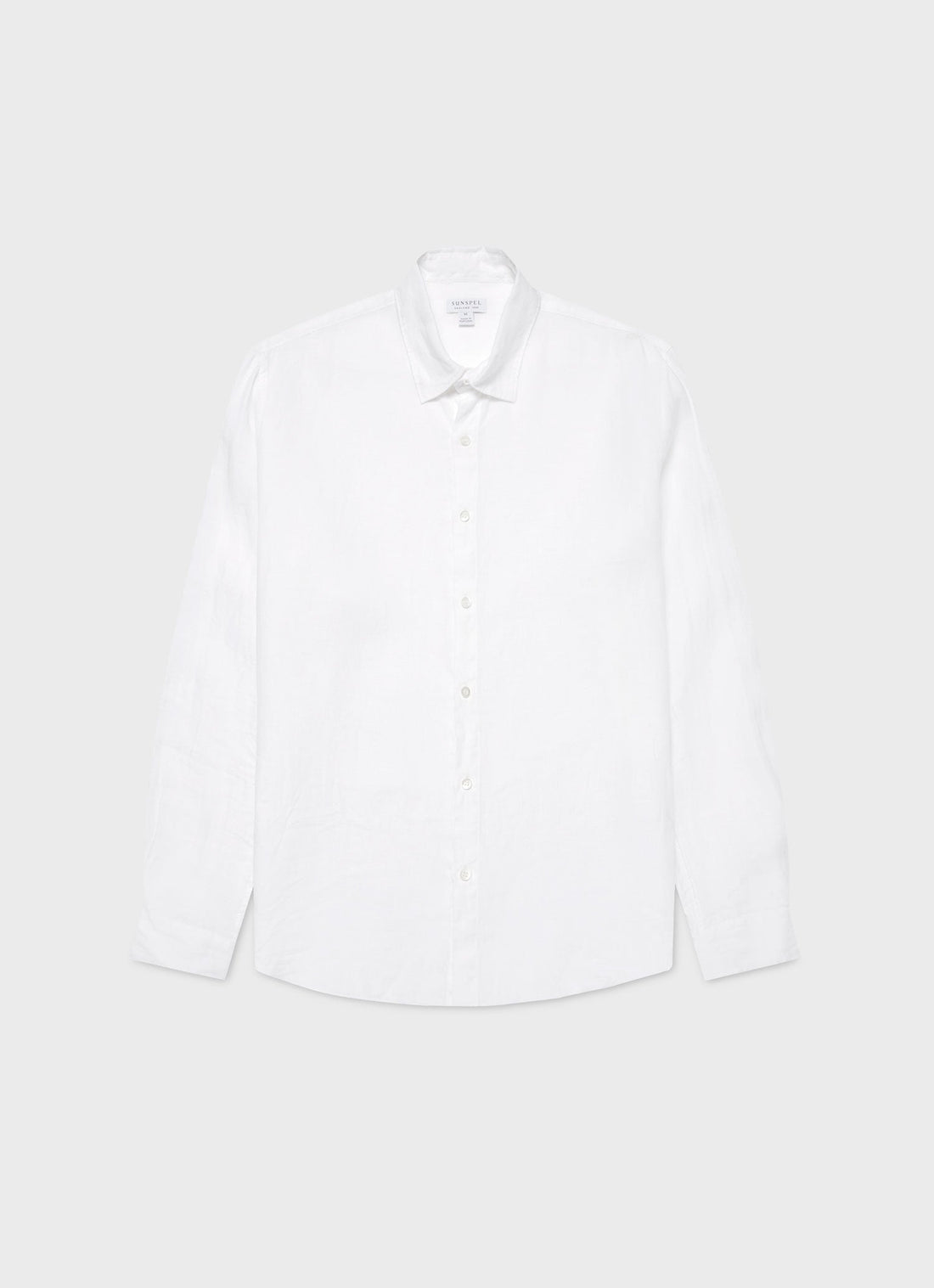 Men's Linen Shirt in White