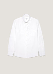 Men's Button Down Oxford Shirt in White