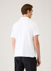 Men's Riviera Camp Collar Shirt in White