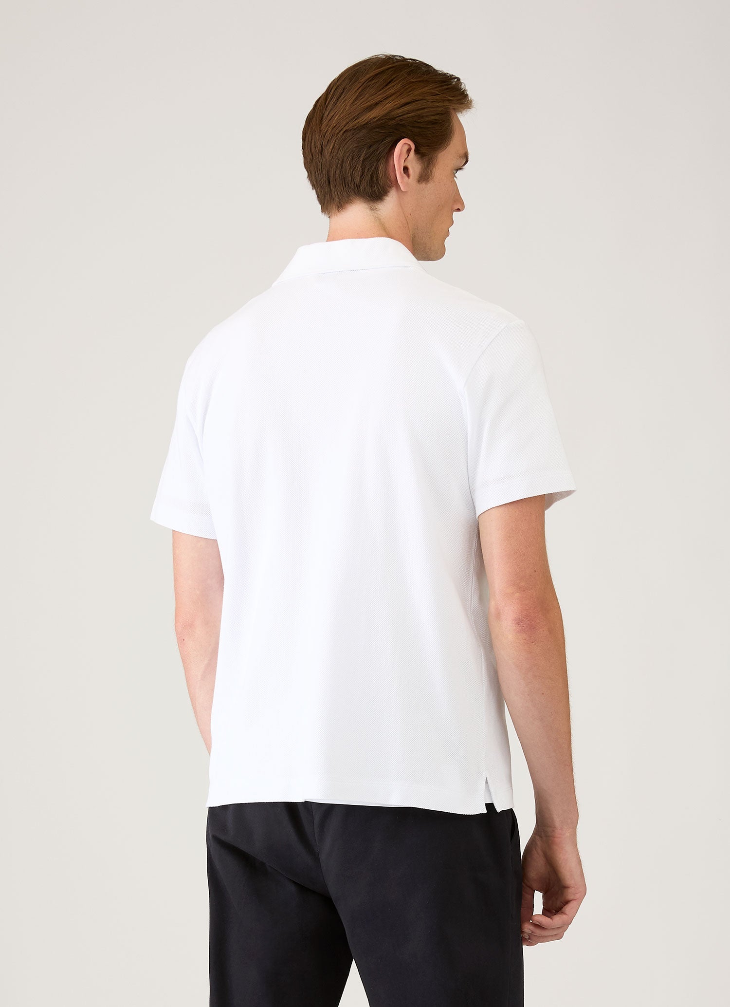 【美品】SUNSPEL ポロシャツ 白　リヴィエラ レギュラーフィット リヴィエラ ポロシャツ（White）| Sunspel