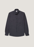 Men's Button Down Poplin Shirt in Navy