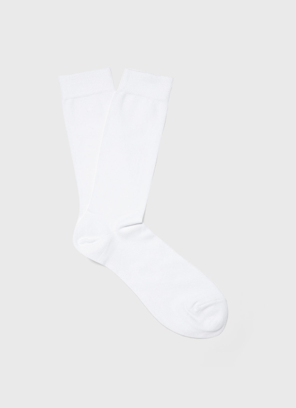 Men's Cotton Socks in White