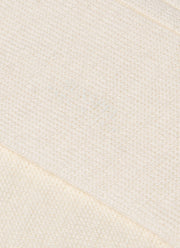 Men's Merino Wool Ribbed Socks in Archive White