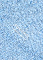 Men's Cotton Socks in Cool Blue Twist