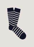 Navy/Archive White Breton Stripe