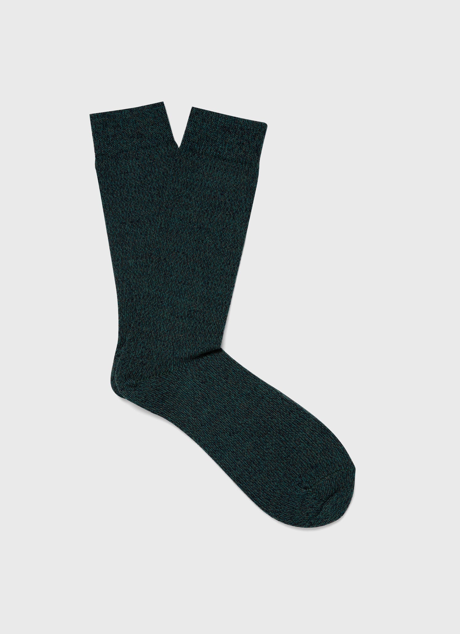 Men's Merino Wool Socks in Peacock Twist