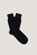 Men's Merino Wool Waffle Socks in Navy
