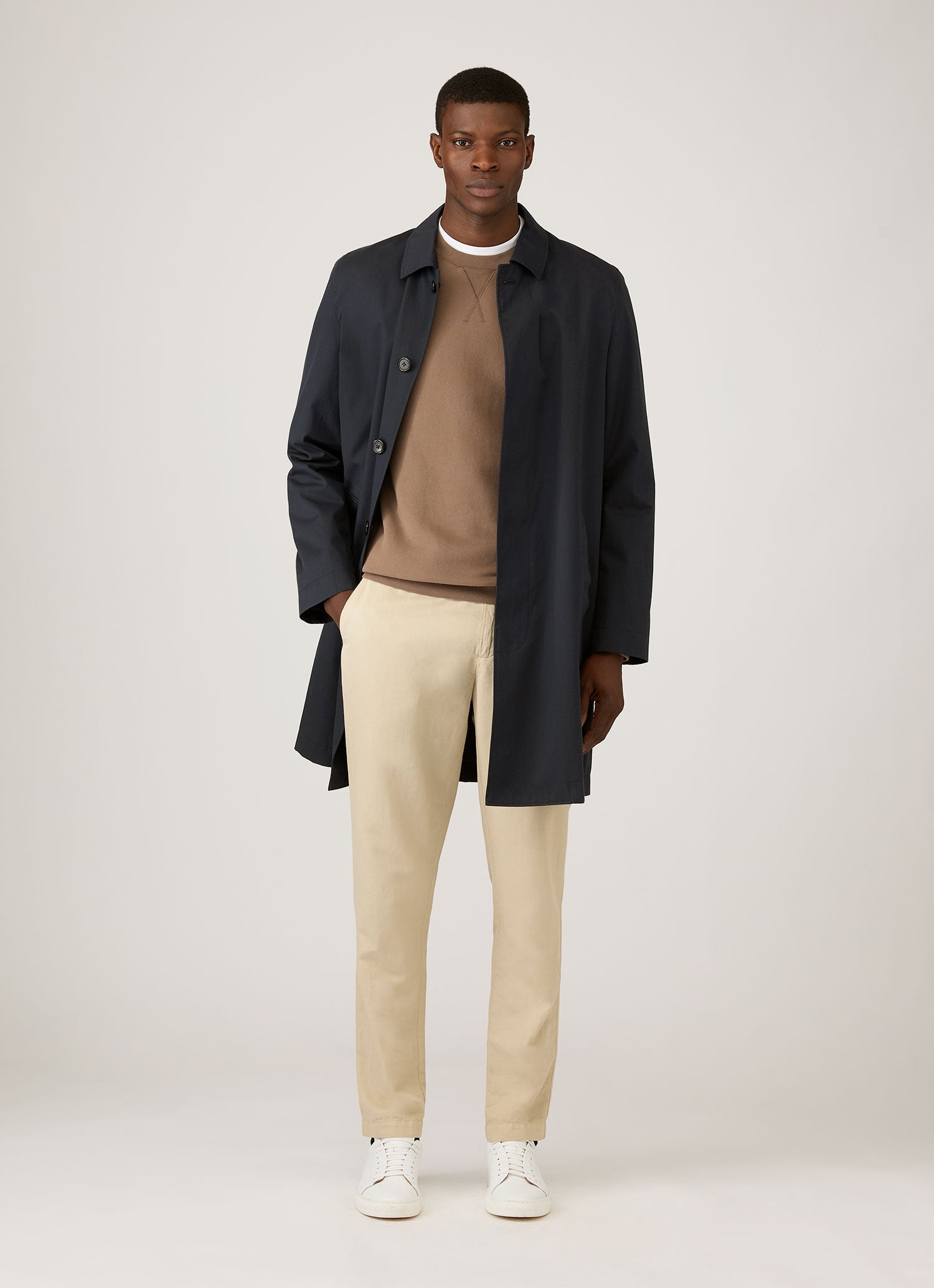 メンズ ループバックスウェットシャツ | Sunspel