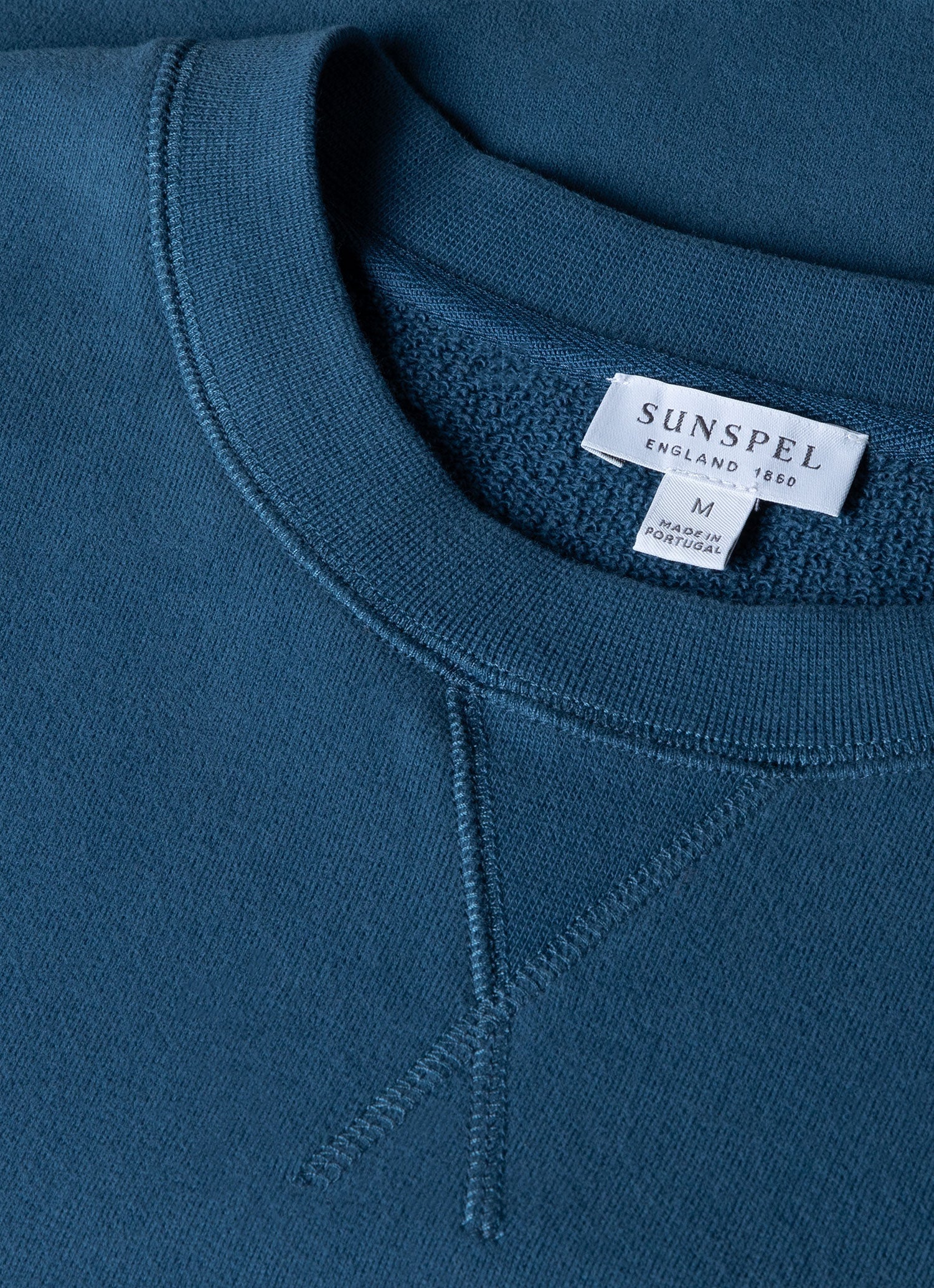 ループバックスウェットシャツ（Steel Blue）| Sunspel