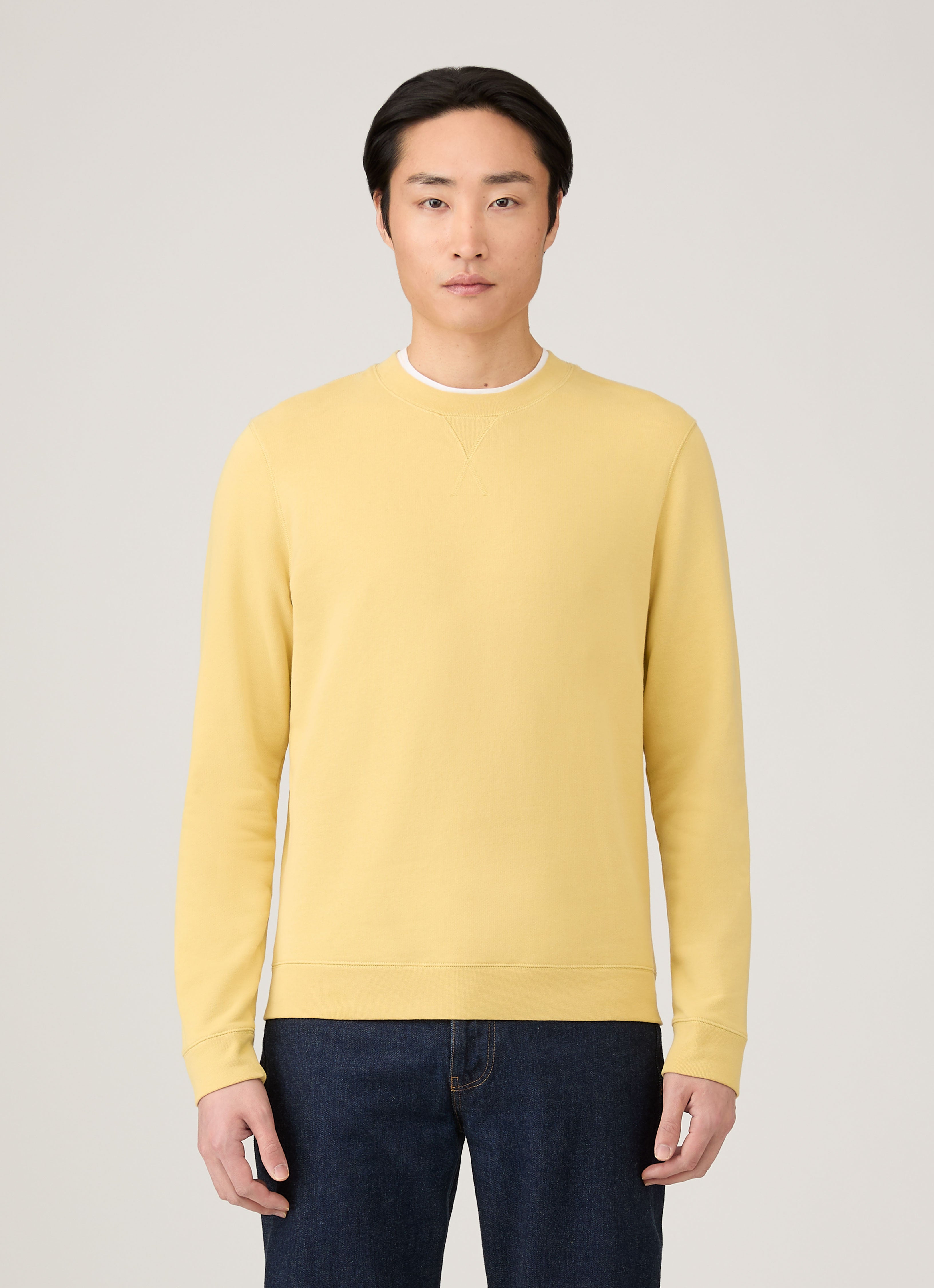 ★激レアコラボ★ united arrows sunspel スウェット　M ループバック スウェットシャツ（Ash Grey）| Sunspel