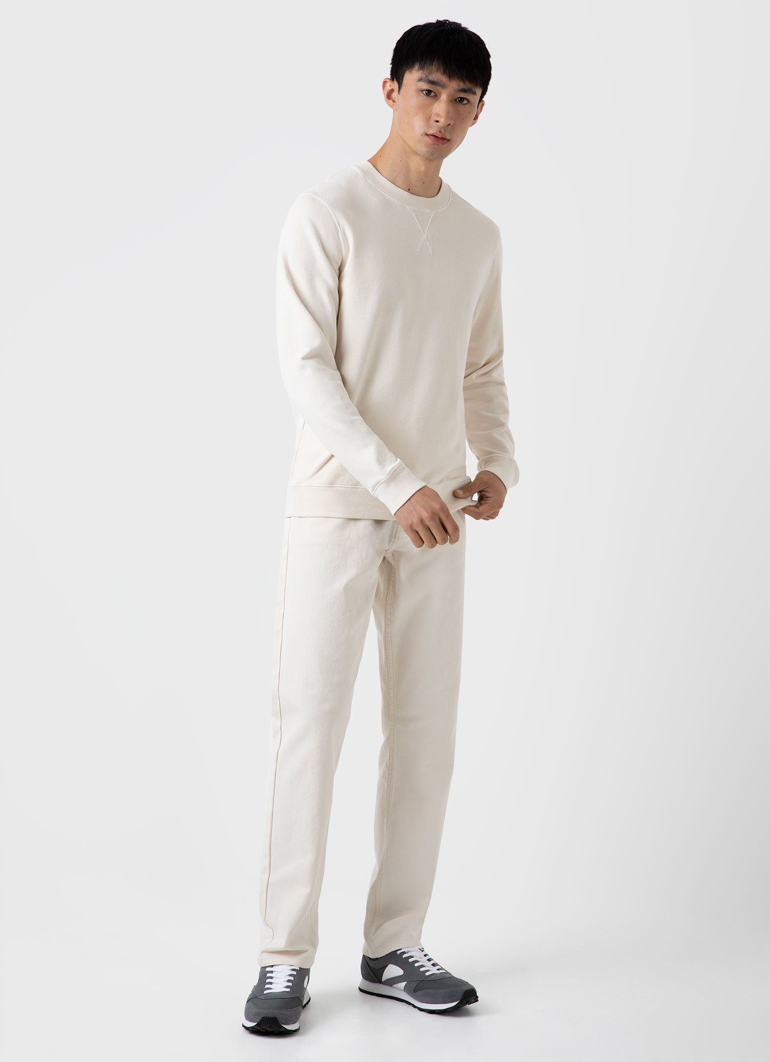 Men's Undyed Loopback Sweatshirt in Undyed