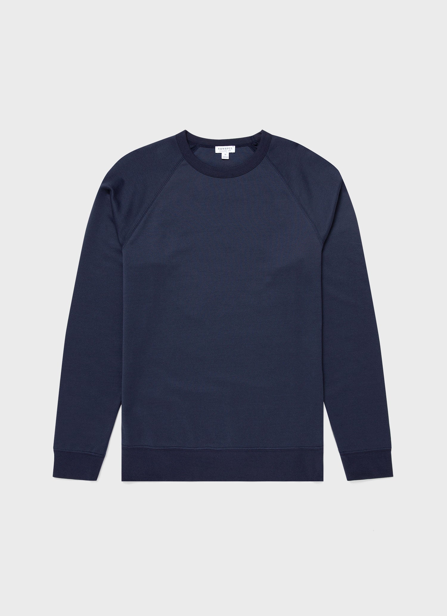 シーアイランドコットンスウェットシャツ （Navy）| Sunspel