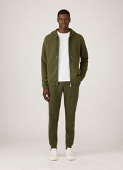 Men's Loopback Sweatpants in Deep Olive