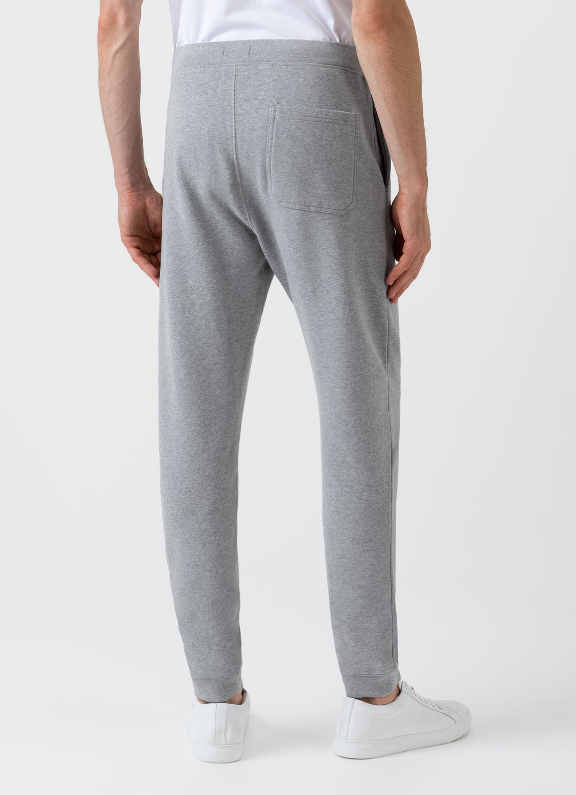 Men's Loopback Sweatpants in Grey Melange