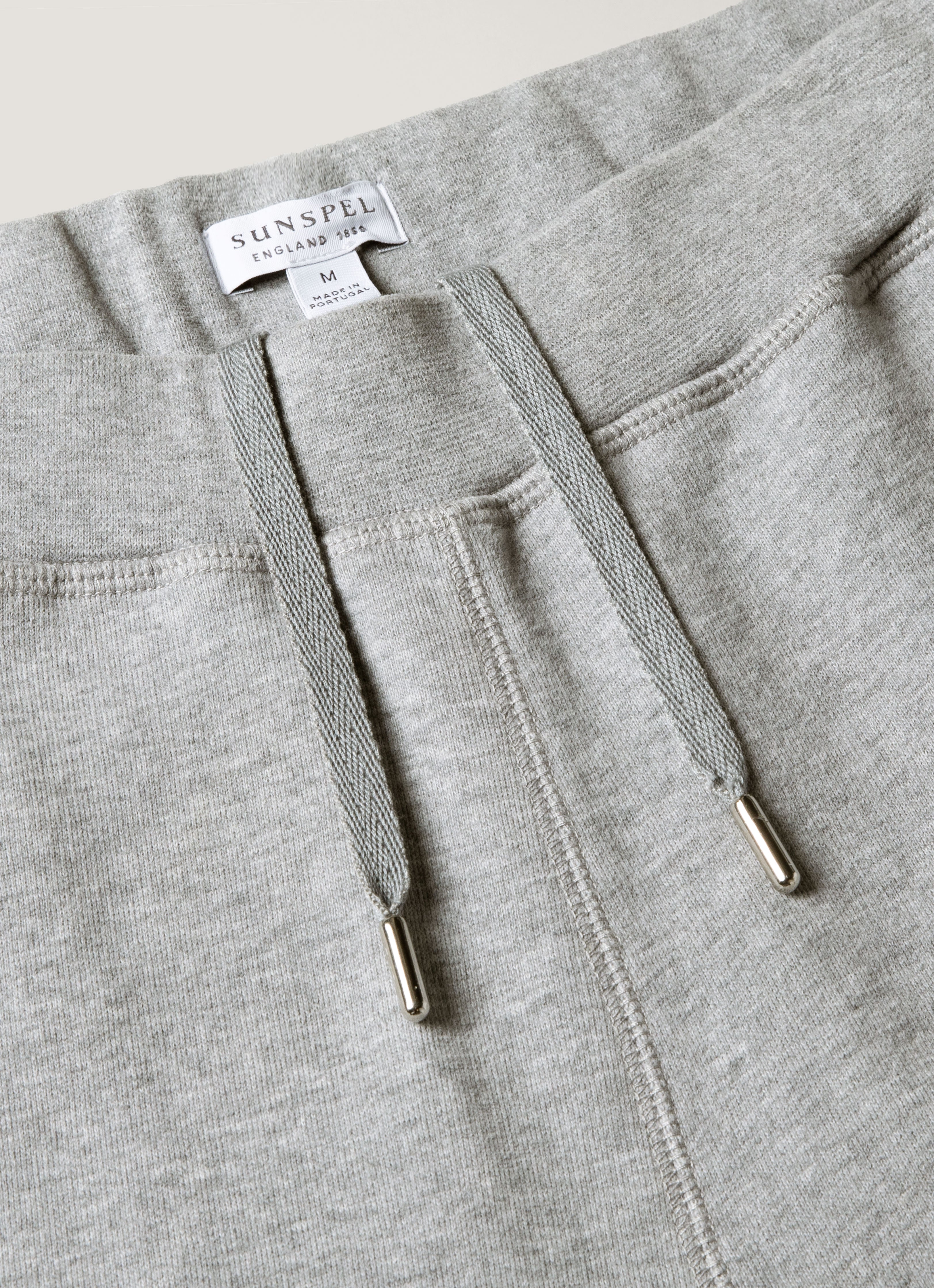 ループバックスウェットパンツ （Grey Melange）| Sunspel