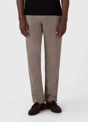 Men's Slim Fit Chino in Dark Stone