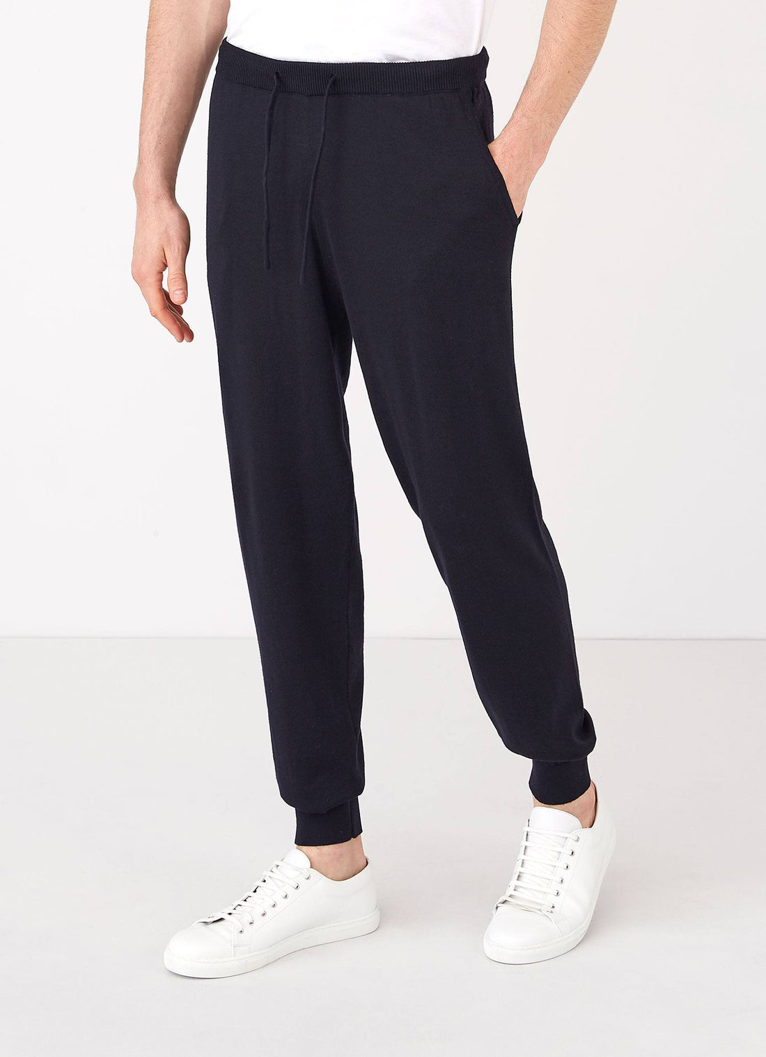 Men's Merino Wool Lounge Pant in Navy
