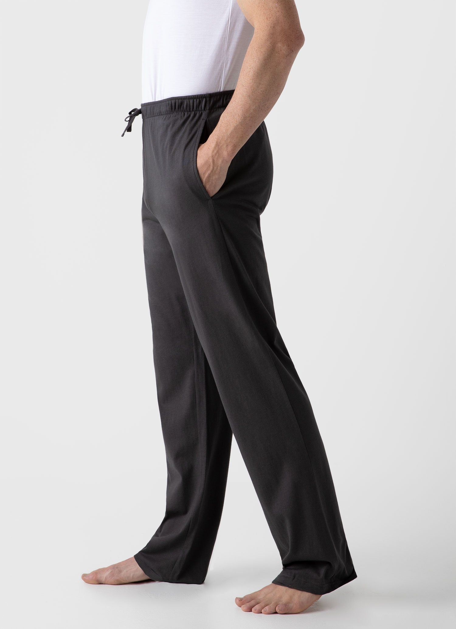 Men's Cotton Modal Lounge Pant in Charcoal