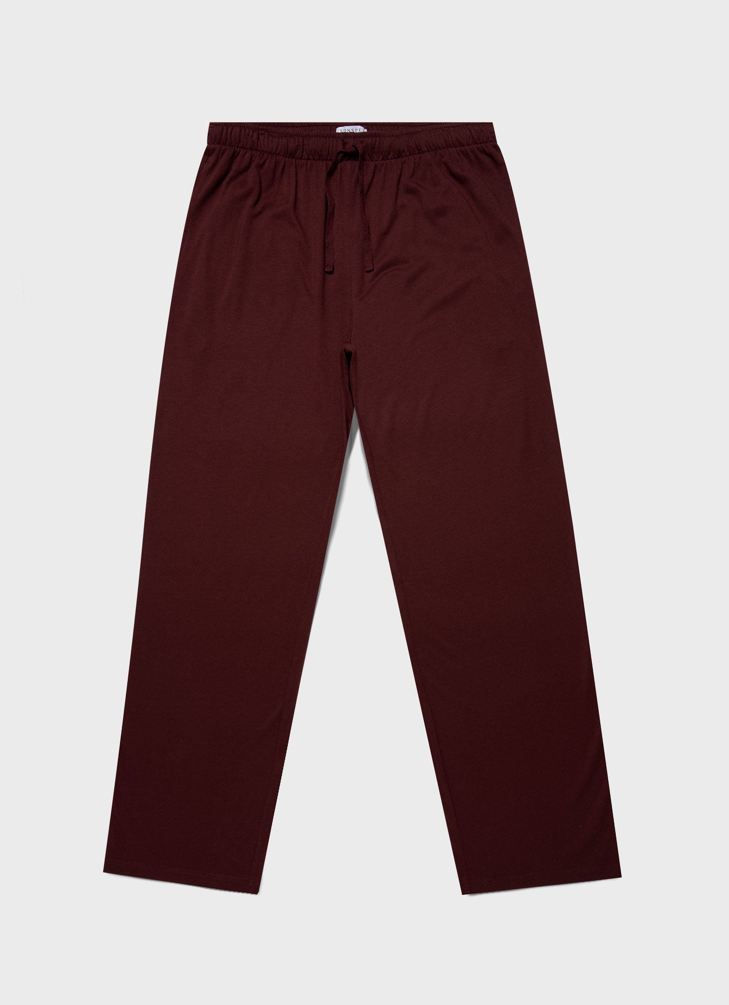 Men's Cotton Modal Lounge Pant in Maroon