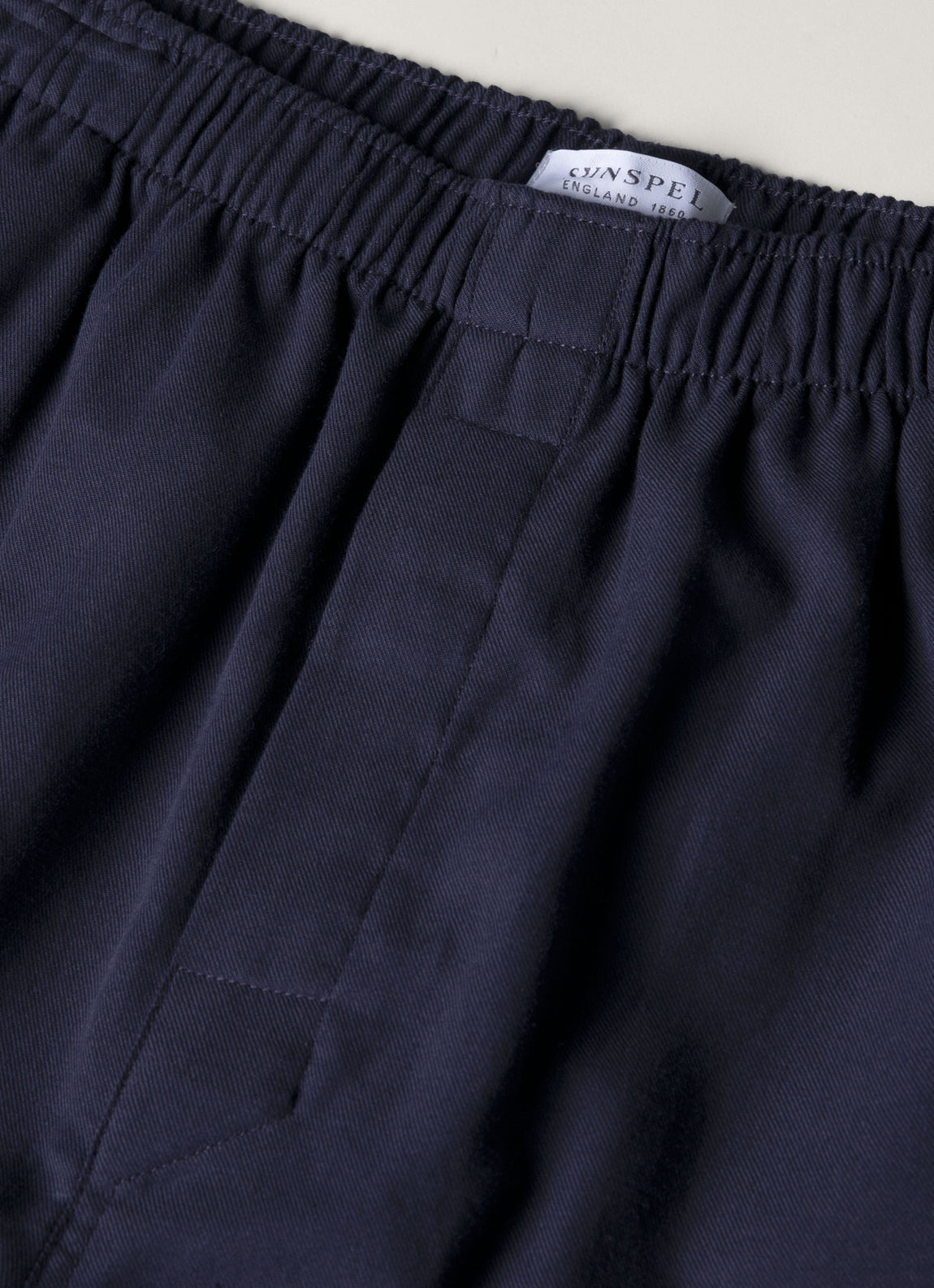 Men's Cotton Flannel Pyjama Set in Navy