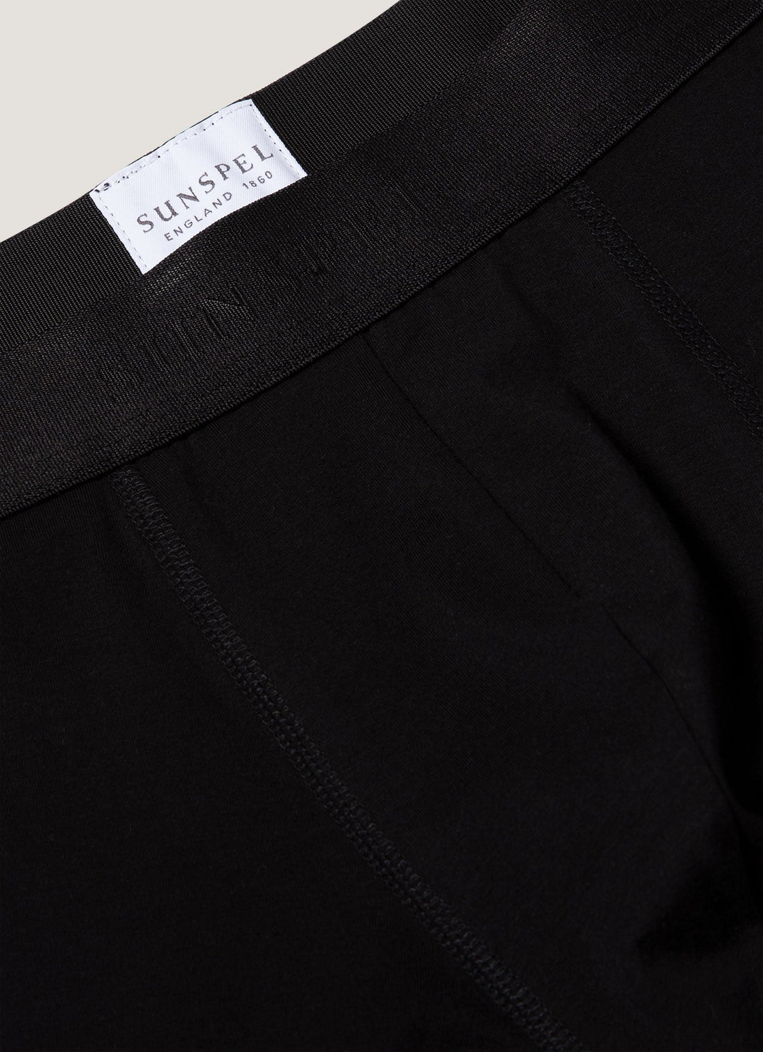 Men's Stretch Cotton Trunks 3-Pack in Black