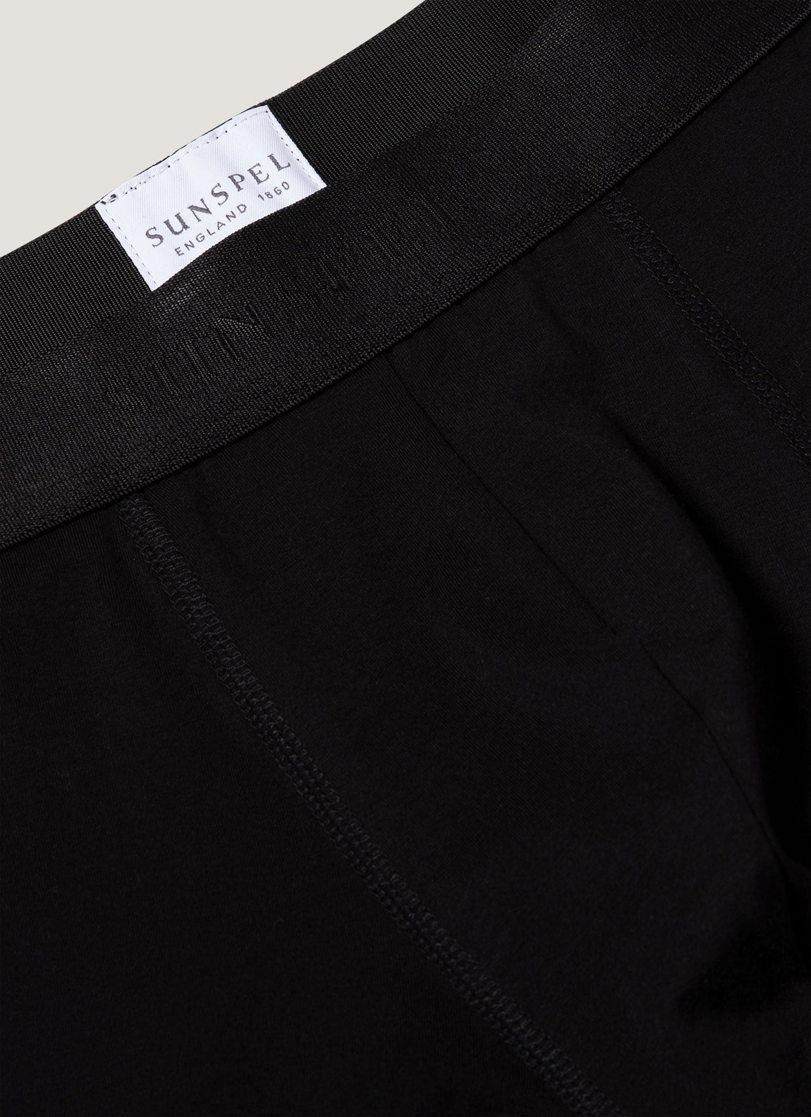 Men's Stretch Cotton Trunks 3-Pack in Black
