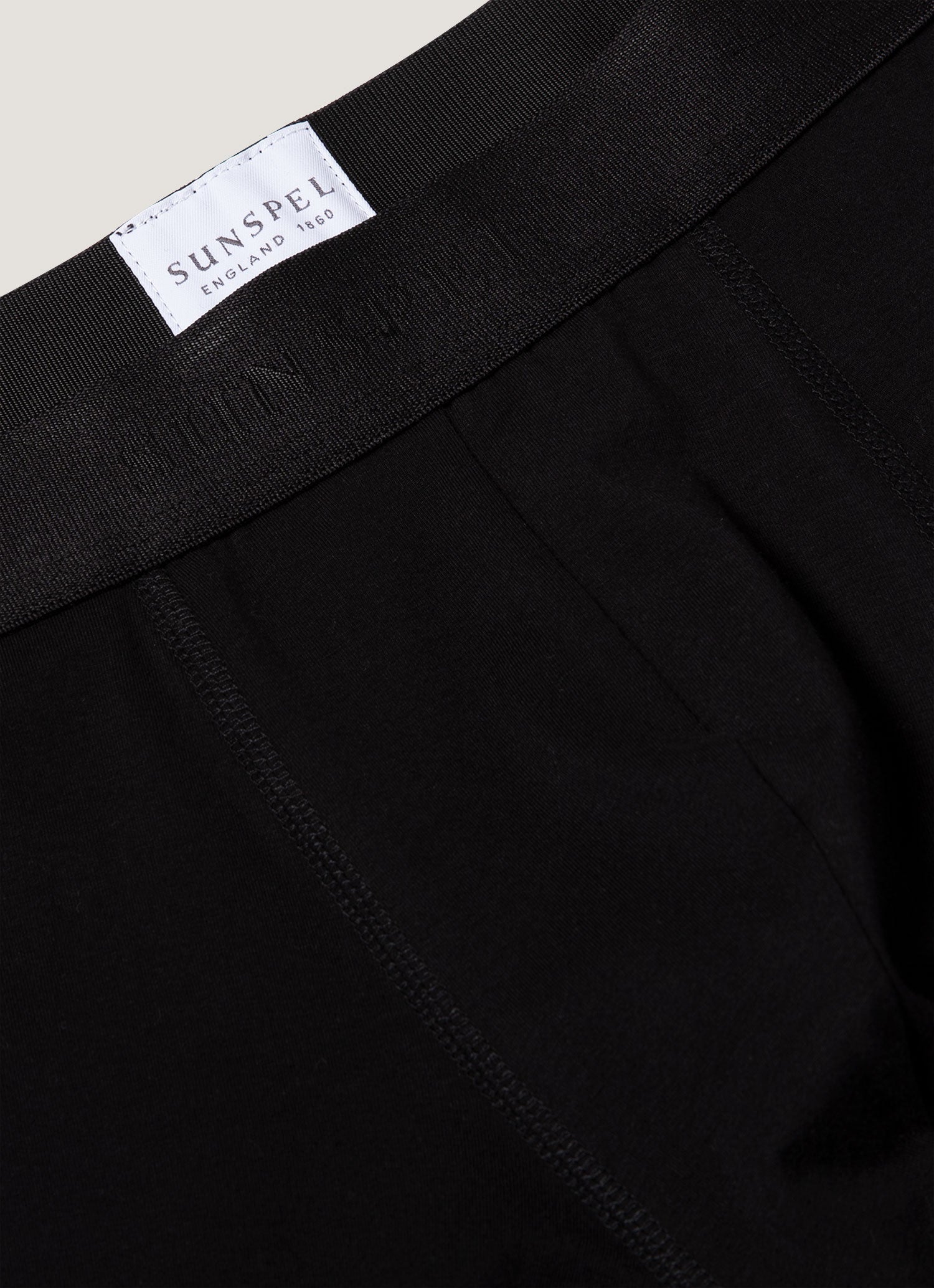 Men's Stretch Cotton Trunks 3-Pack in Black
