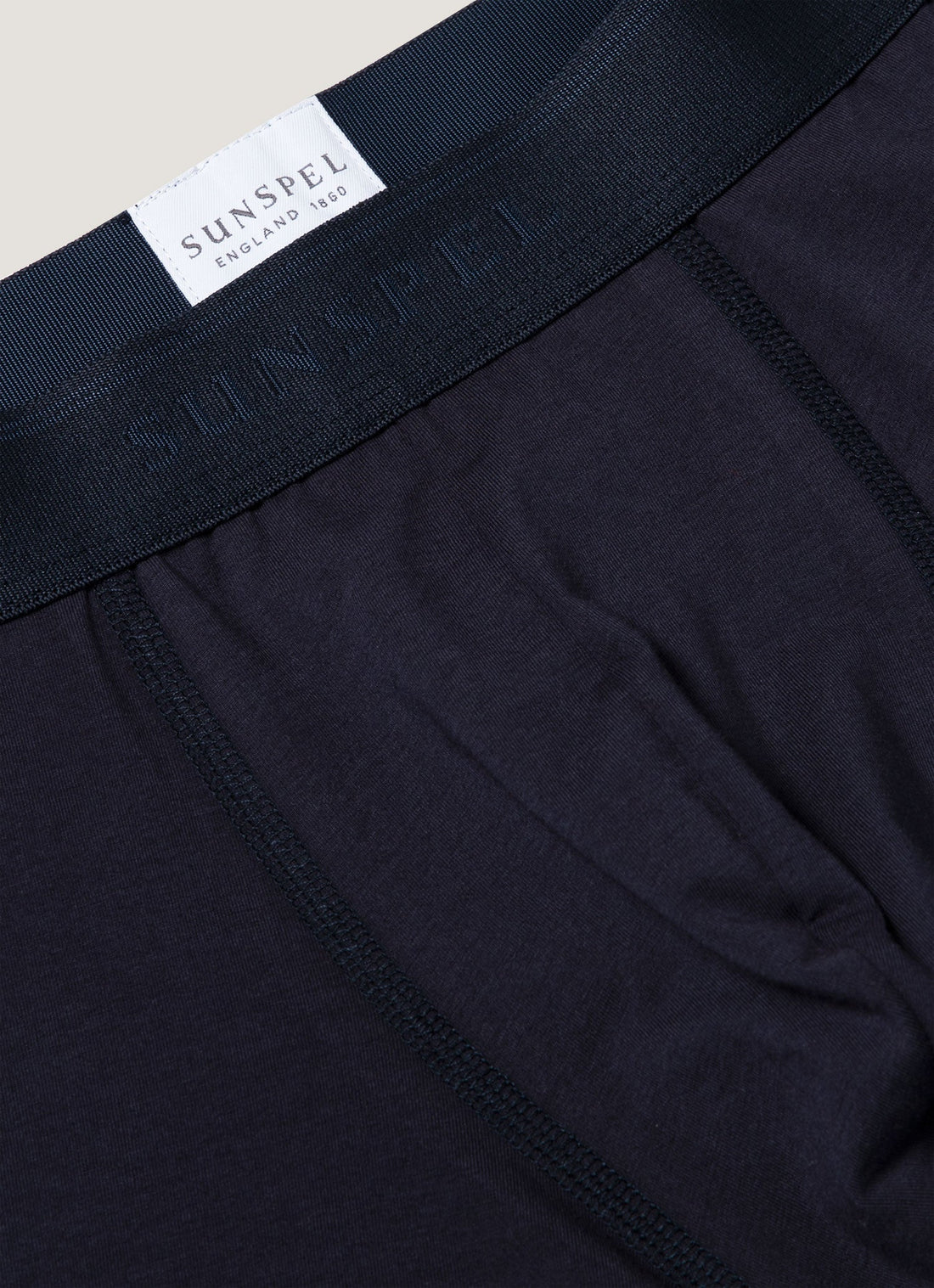 Men's Stretch Cotton Trunks 3-Pack in Navy