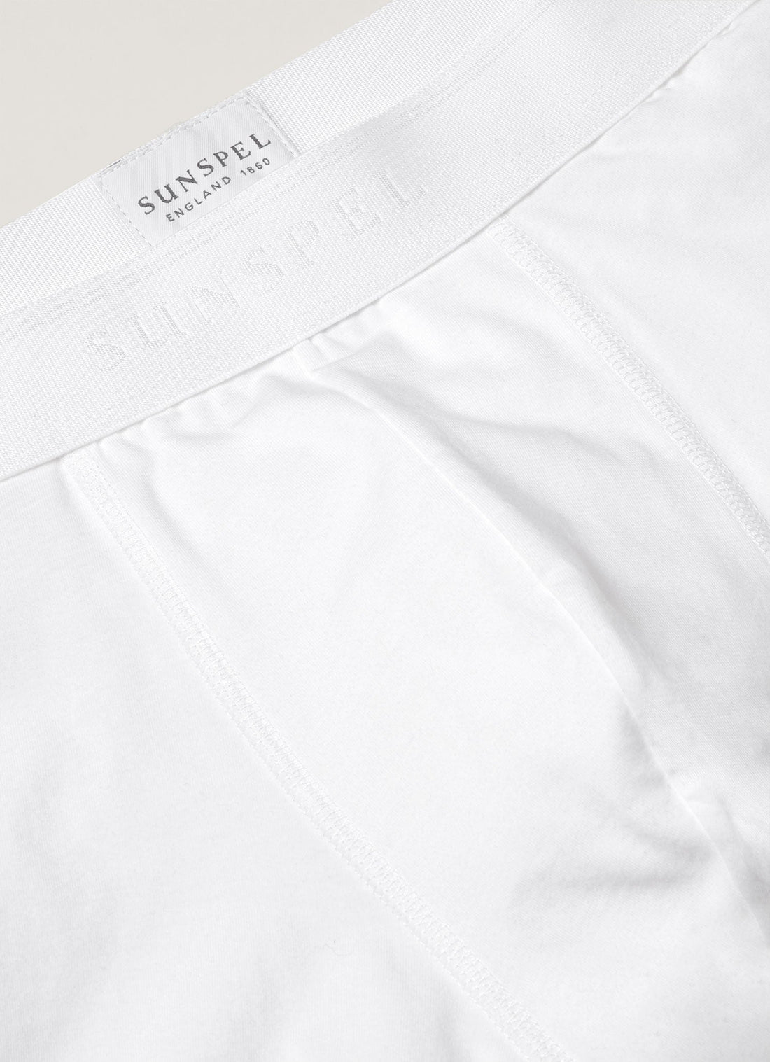 Men's Stretch Cotton Trunks 3-Pack in White
