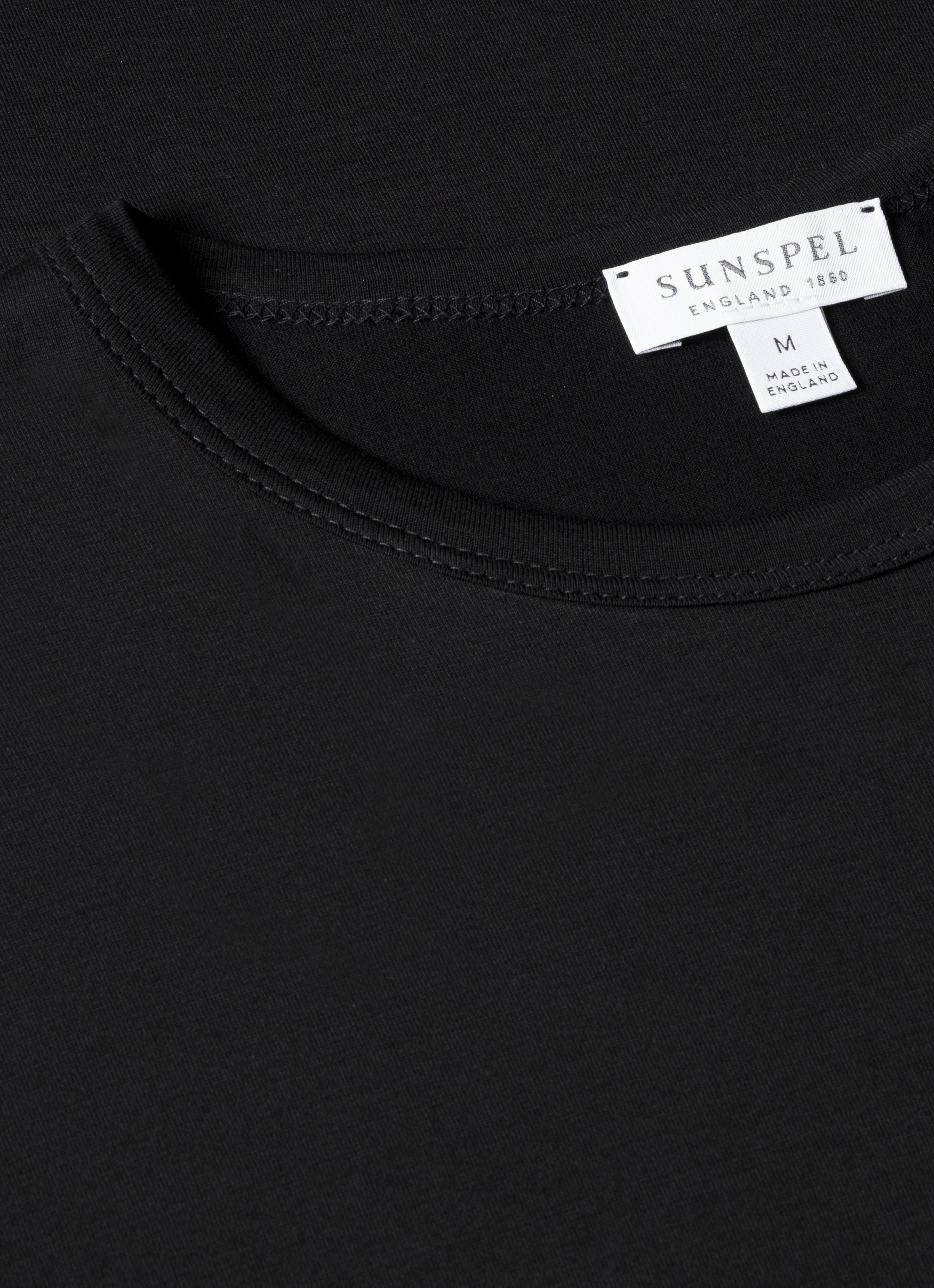クラシックTシャツ （Black）| Sunspel