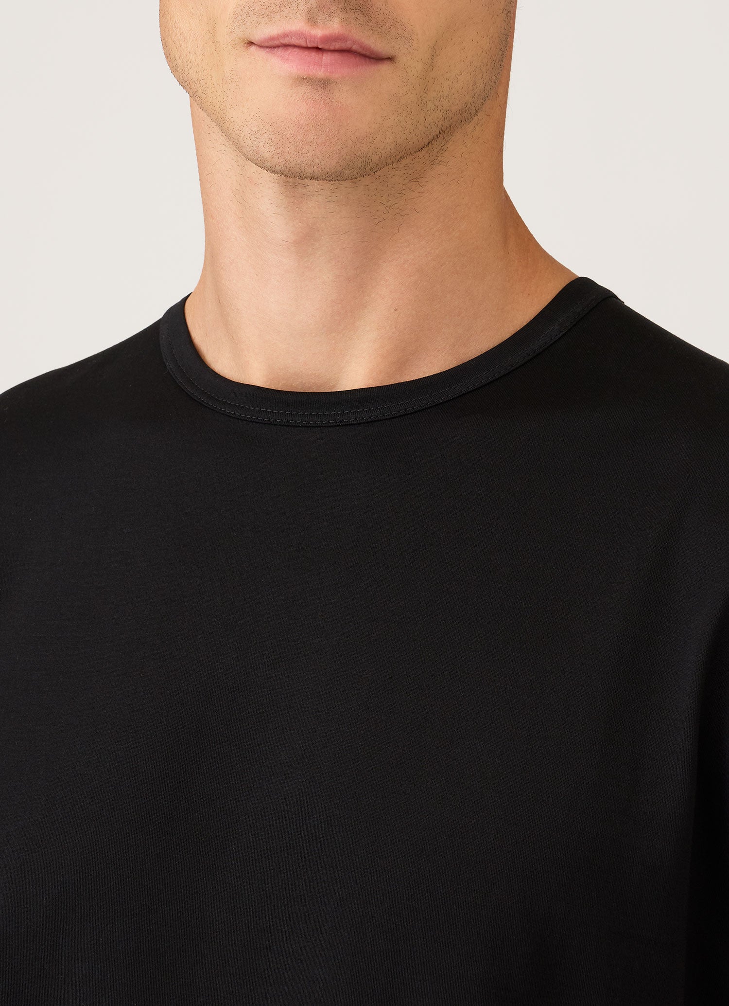 クラシックTシャツ （Black）| Sunspel