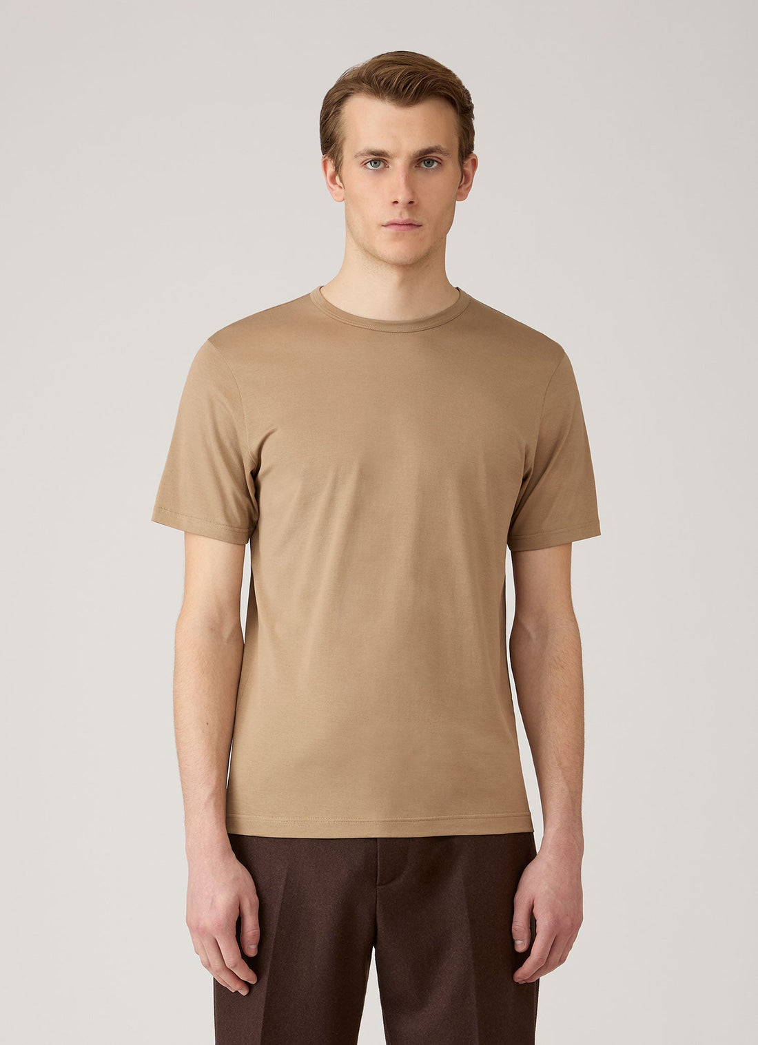 Men's Classic T-shirt in Dark Beige