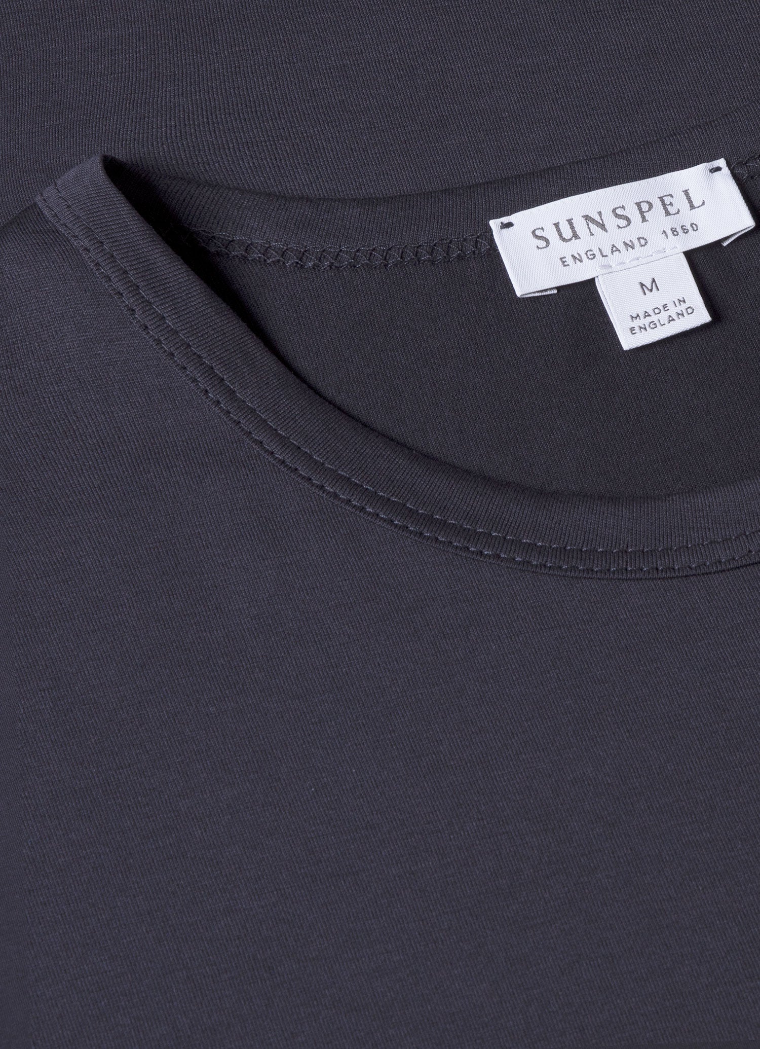 【新品】SUNSPEL Classic Tee クラシックT 半袖 英国製 XL クラシックTシャツ （Charcoal）| Sunspel