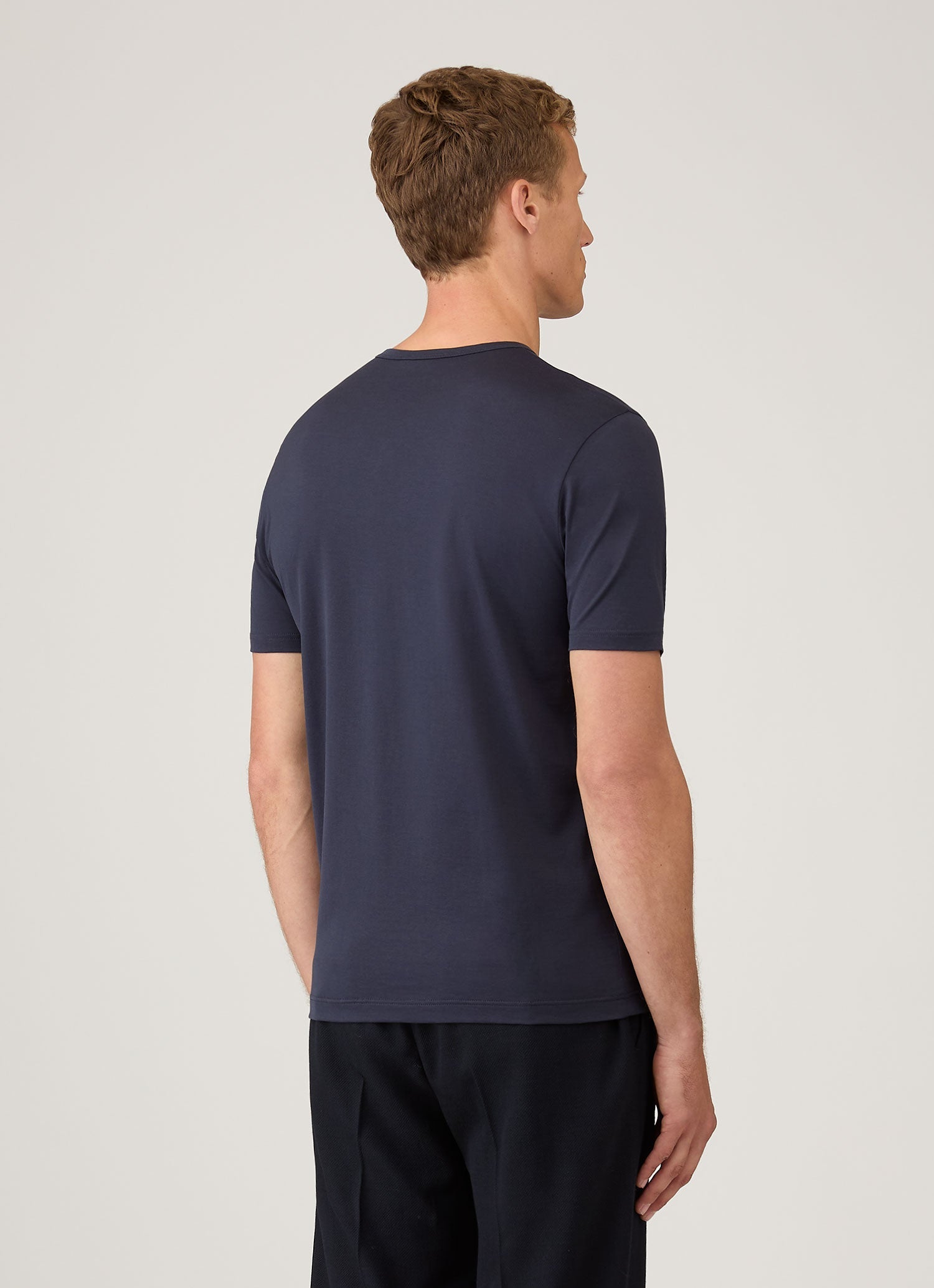 クラシックTシャツ （Navy）| Sunspel