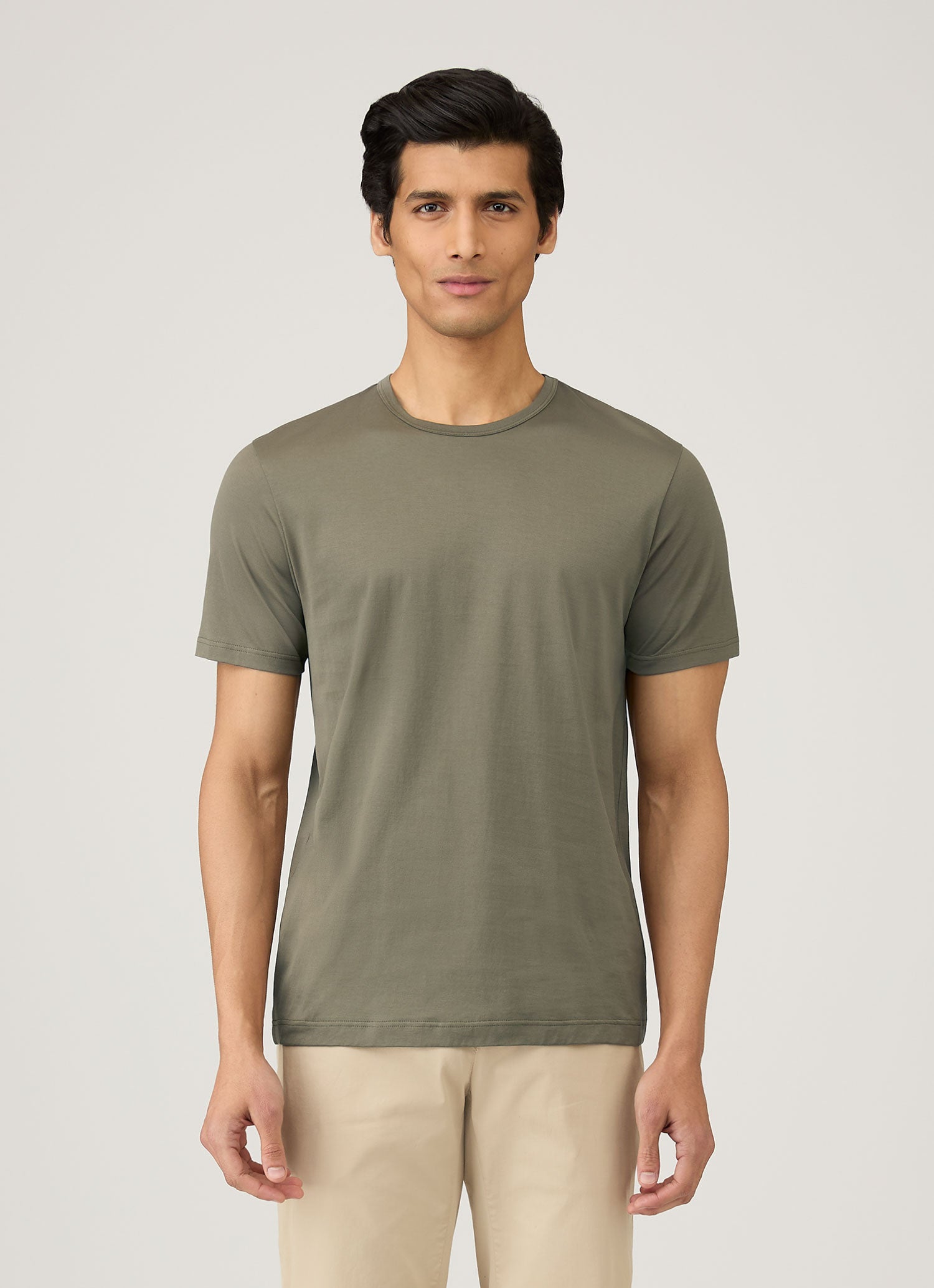 クラシックTシャツ（Khaki）| Sunspel