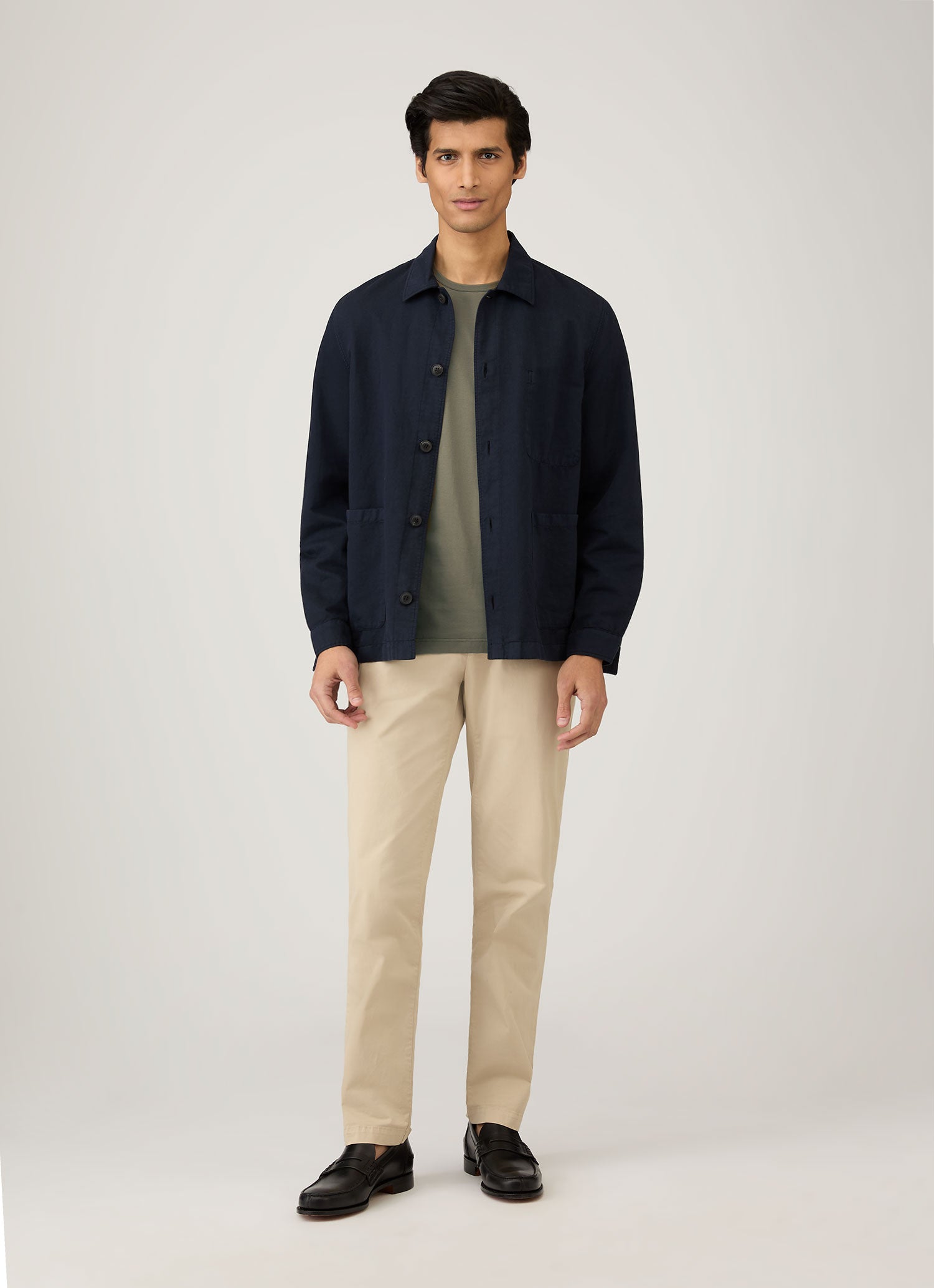 クラシックTシャツ（Khaki）| Sunspel
