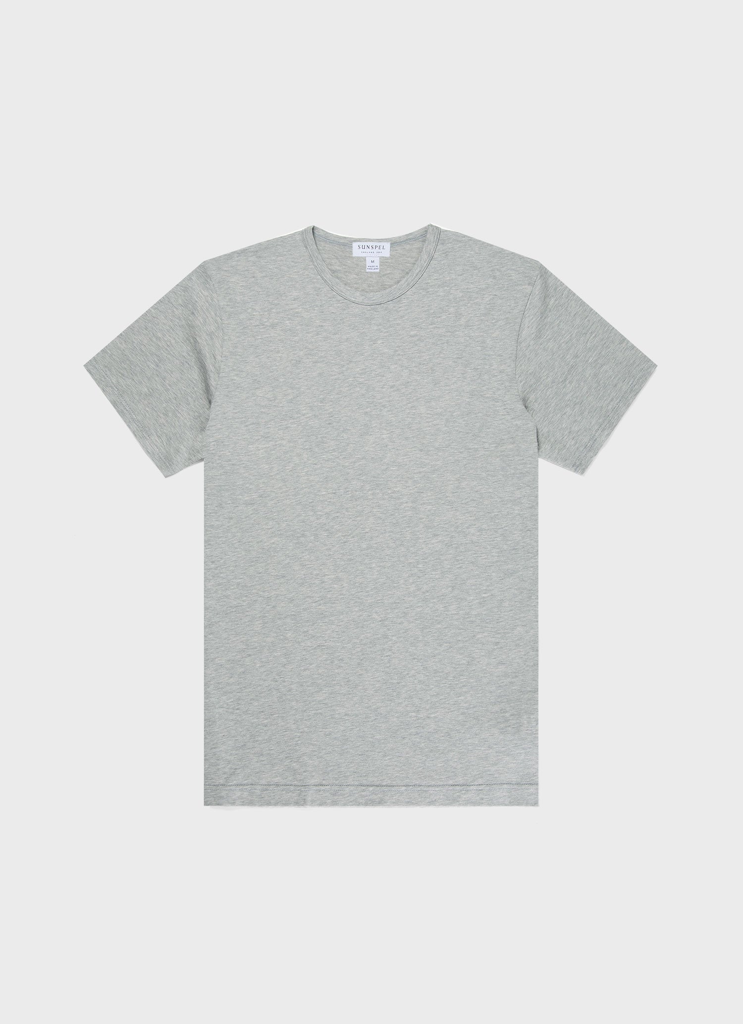 クラシックTシャツ （Grey Melange）| Sunspel