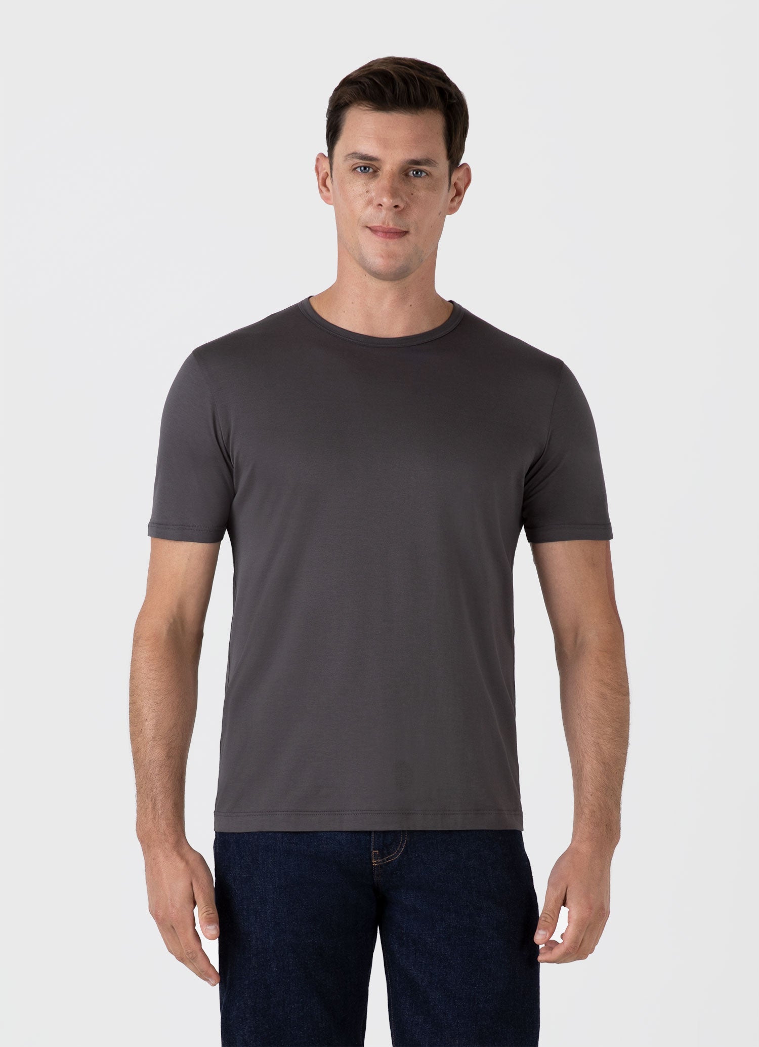 クラシックTシャツ （Charcoal）| Sunspel