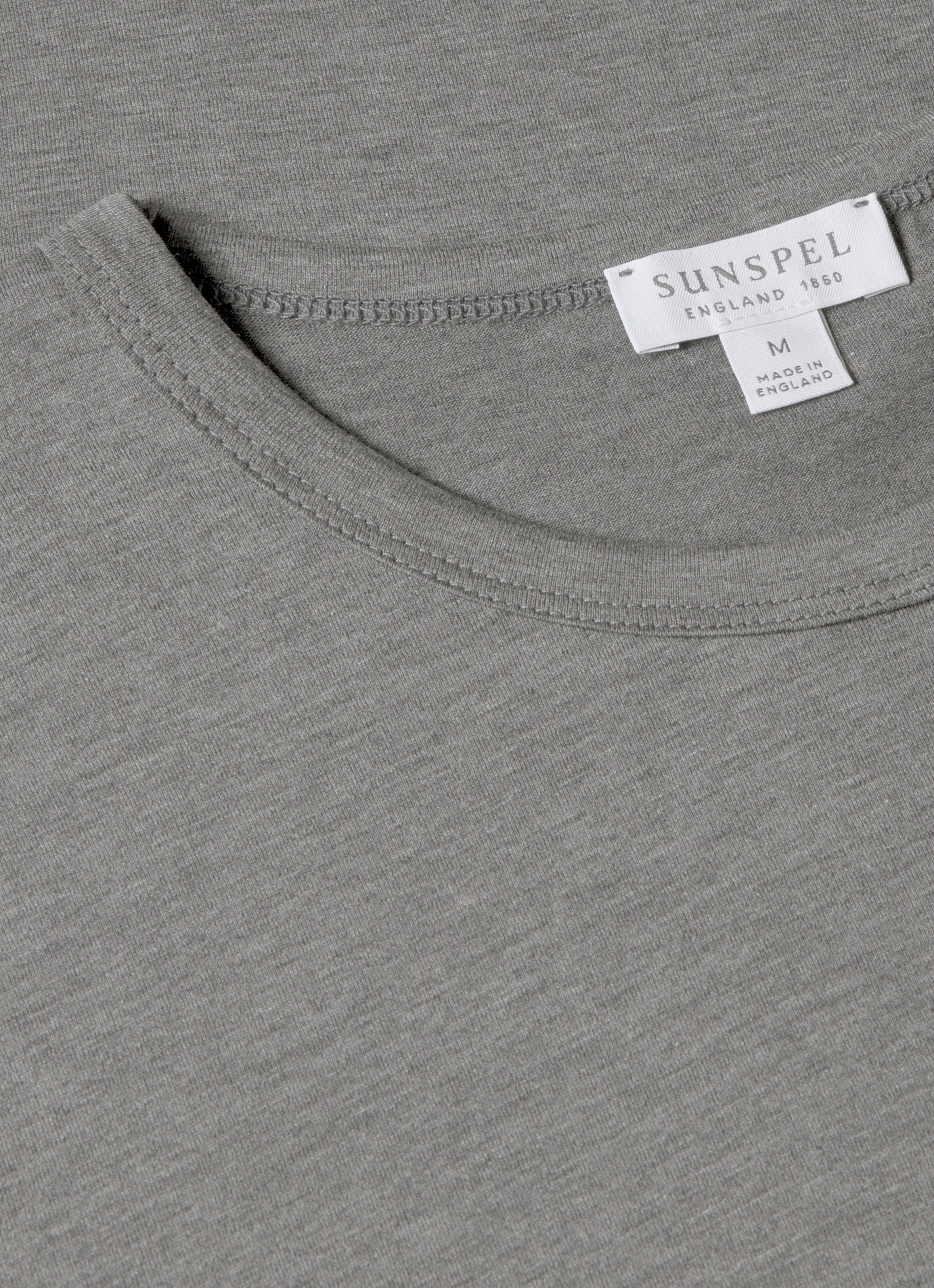 英国製 SUNSPEL 新品未使用タグ付 Tシャツ リヴィエラ（ミッドウェイト） Tシャツ（Undyed）| Sunspel