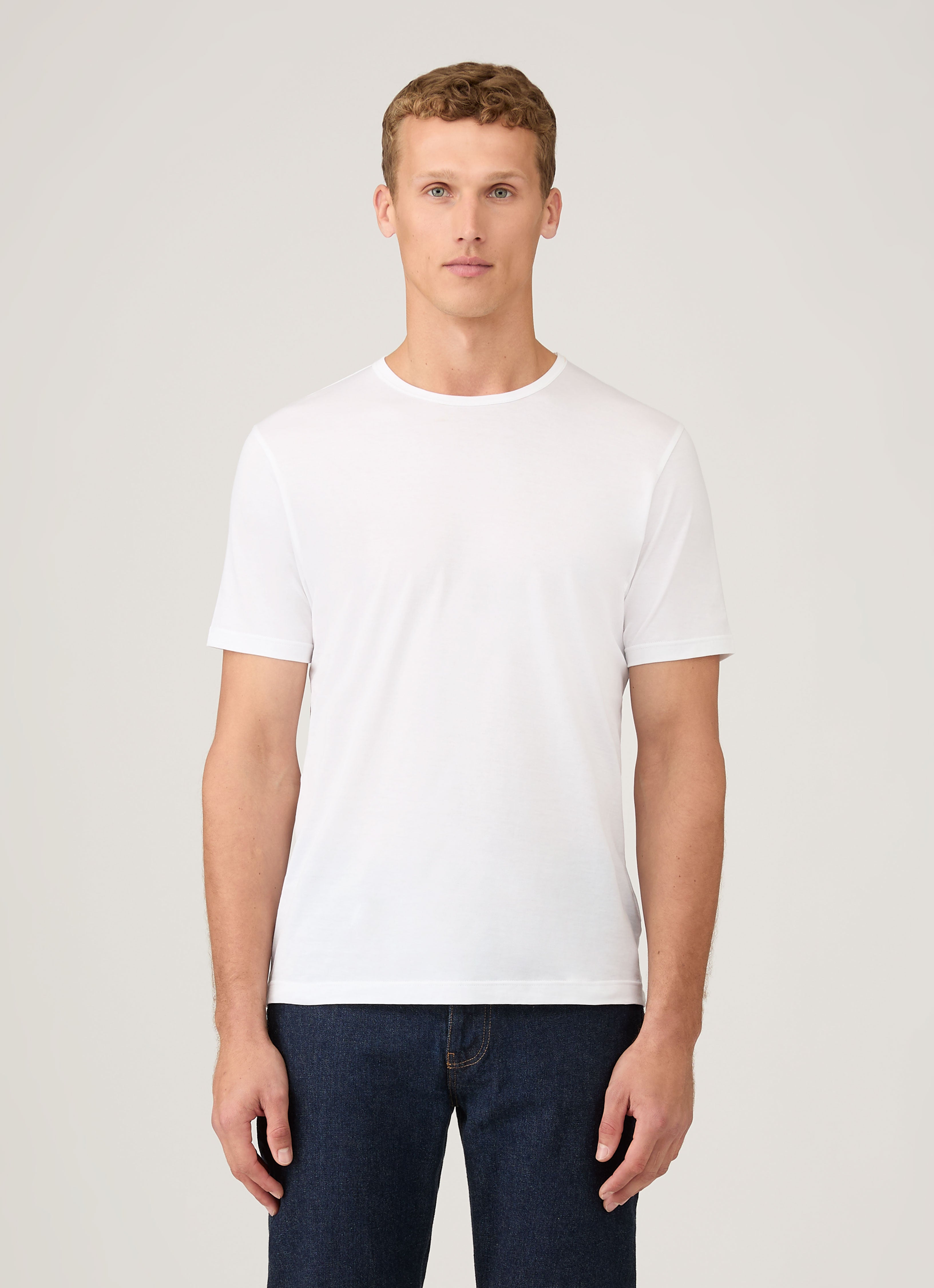 SUNSPEL サンスペル　ポロシャツ L ホワイト タオリング ポロシャツ（Undyed）| Sunspel