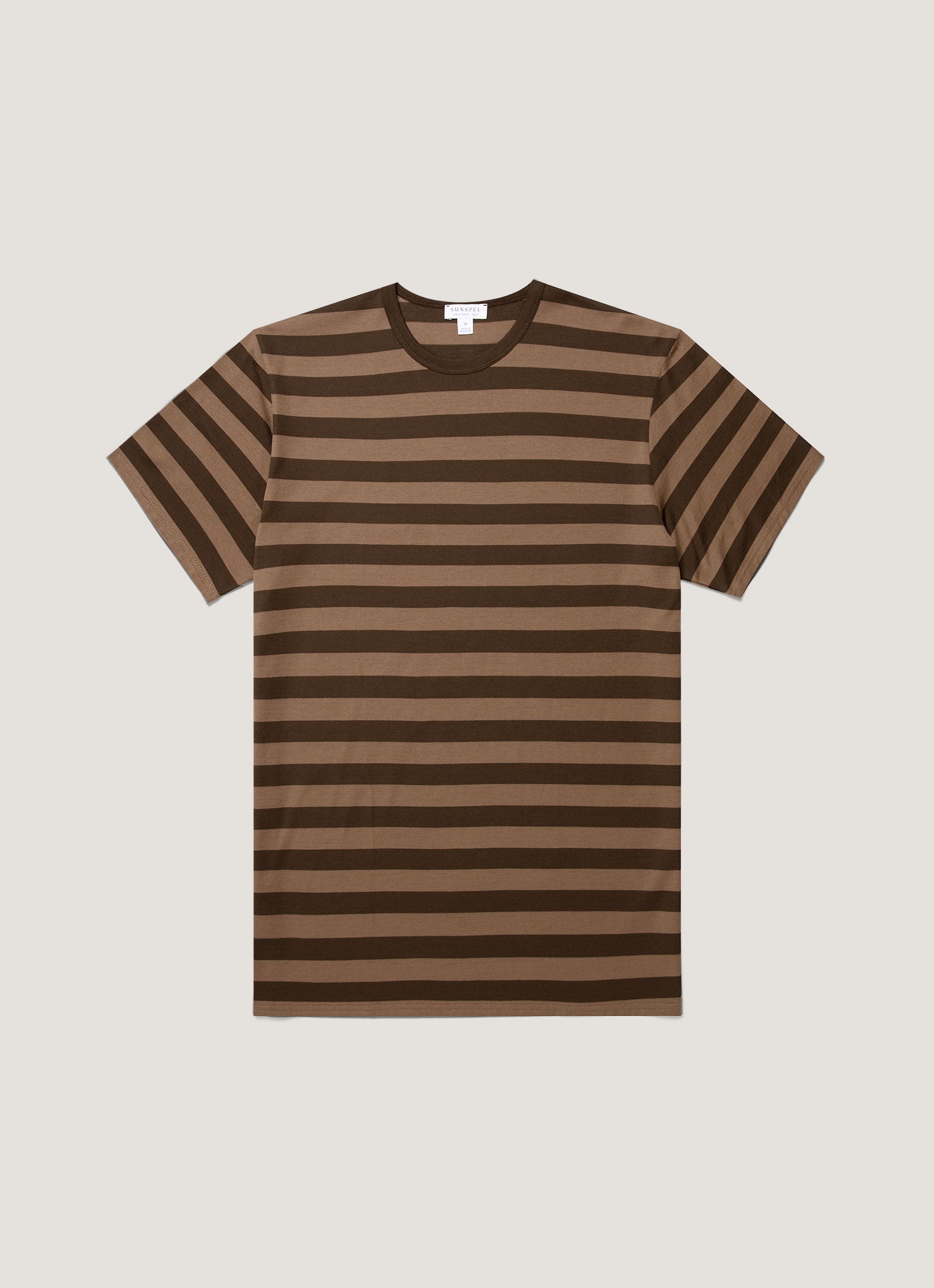 クラシック Tシャツ（Dark Cedar/Dark Chocolate）| Sunspel