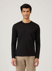 Men's Classic Long Sleeve T-shirt in Black