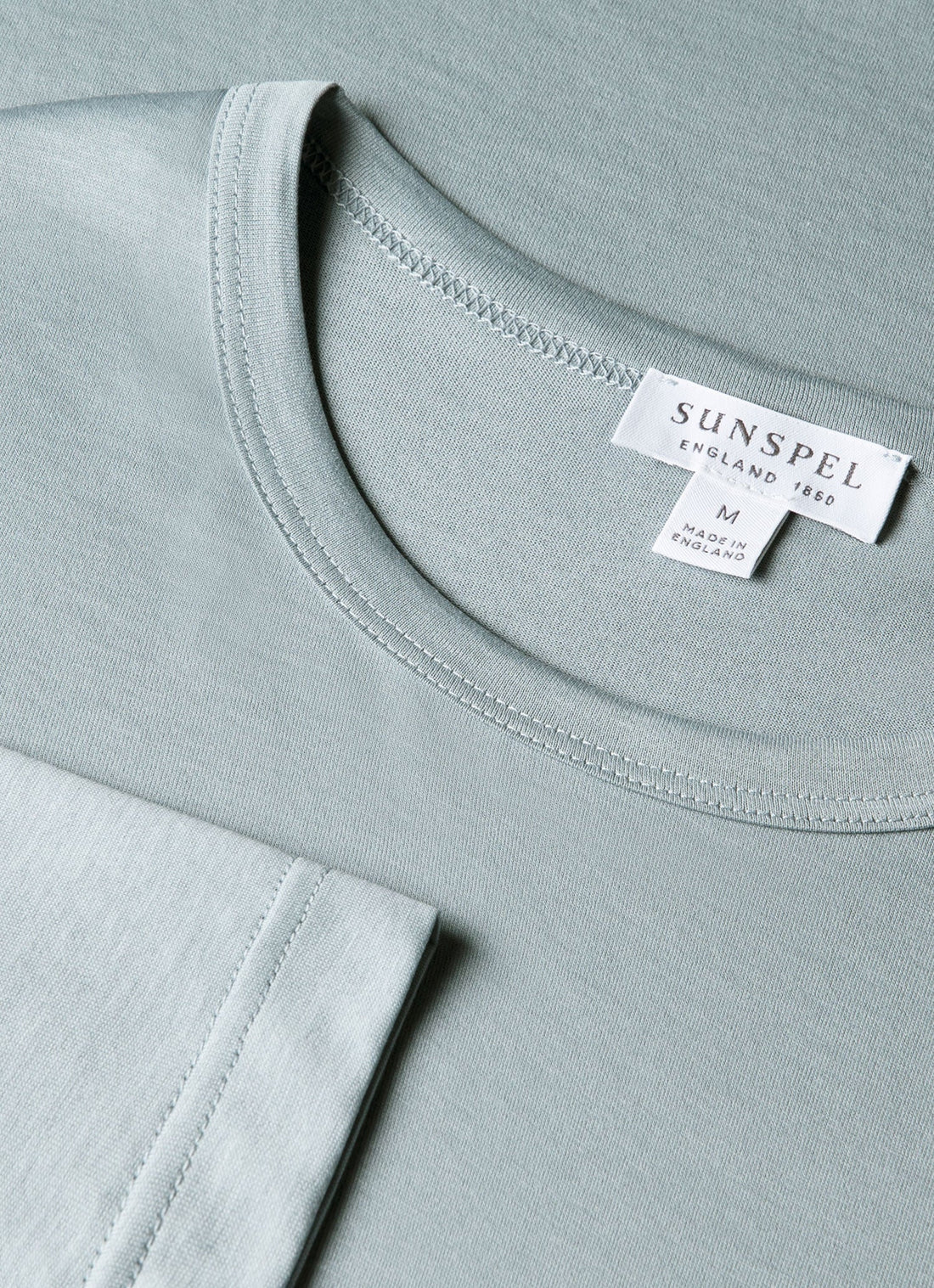 Men's Long Sleeve Classic T-shirt in Stone Blue