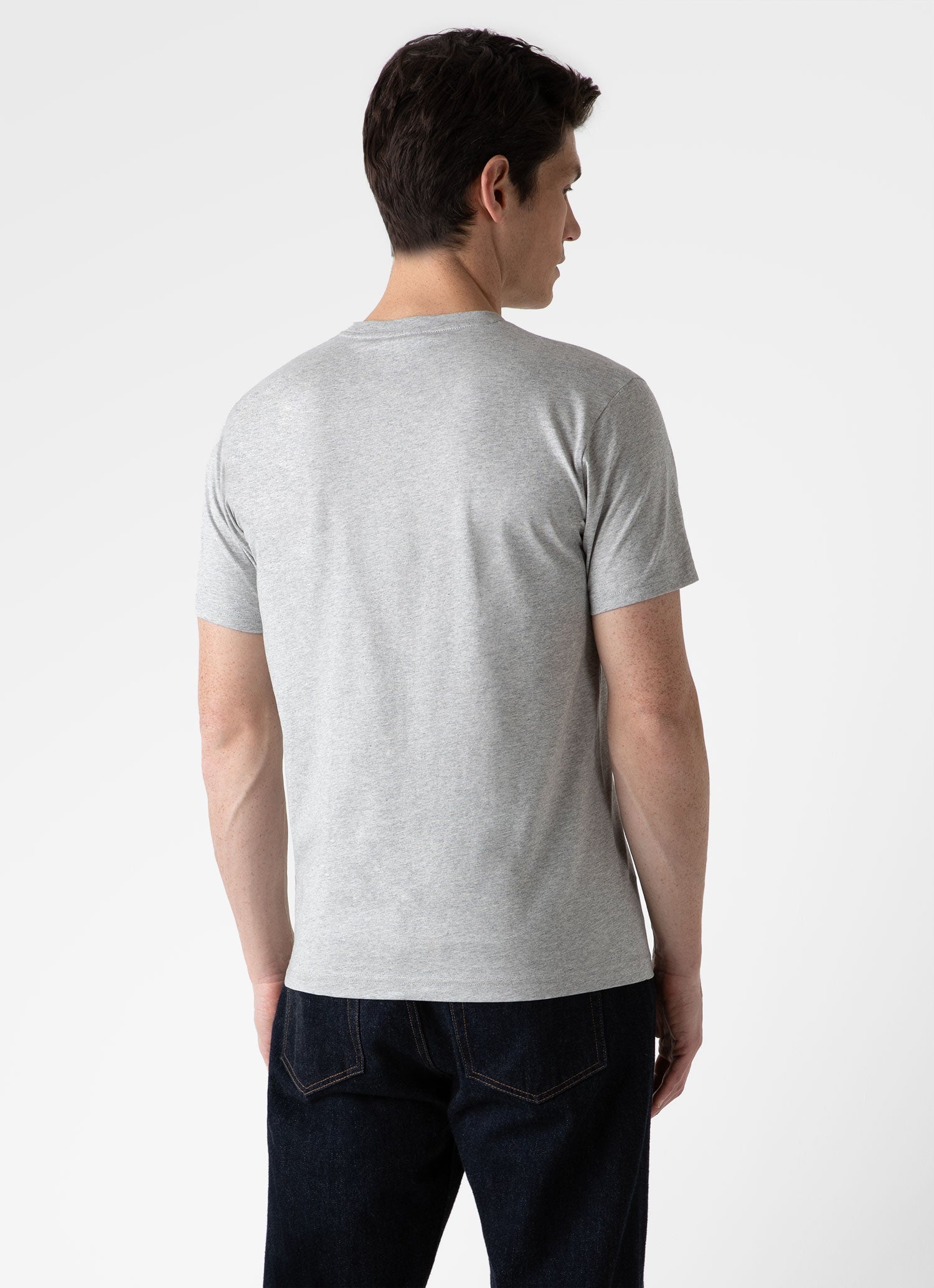 Men's Riviera T-shirt in Grey Melange