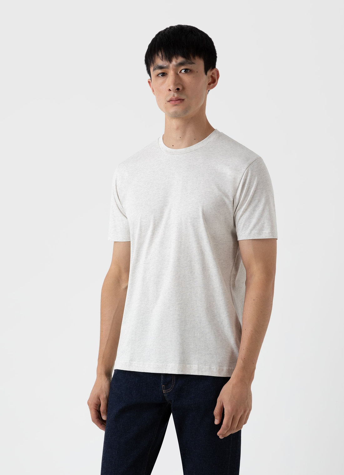 Men's Riviera T-shirt in Archive White Melange