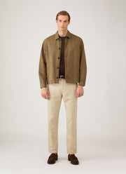 Men's Riviera Midweight T-shirt in Dark Chocolate