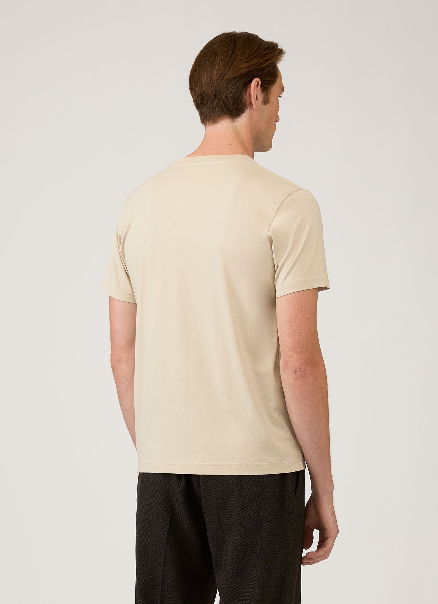 リヴィエラ（ミッドウェイト） Tシャツ（Hazelwood）| Sunspel