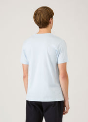 Men's Riviera Midweight T-shirt in Pastel Blue