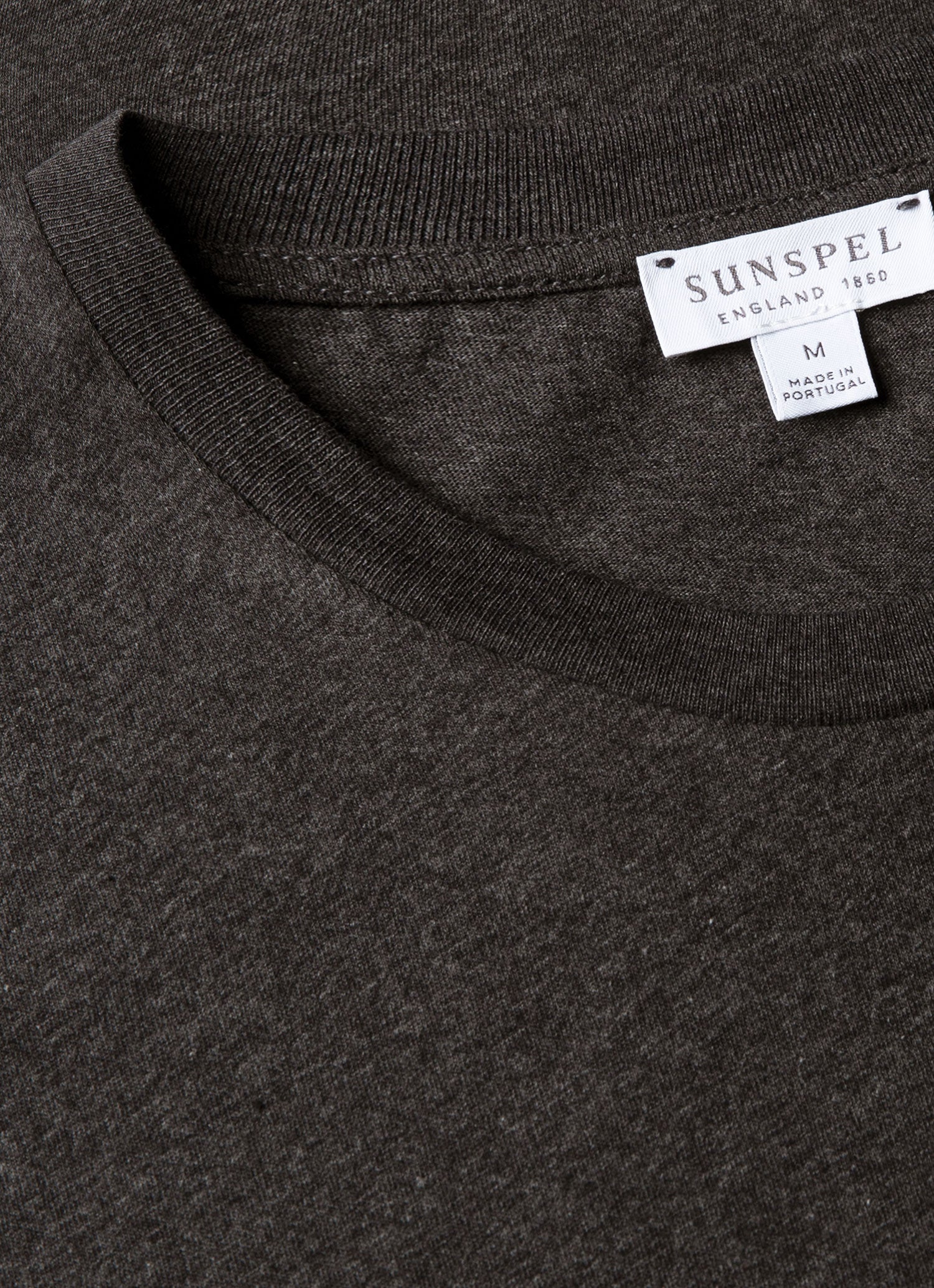 Men's Riviera Midweight T-shirt in Charcoal Melange